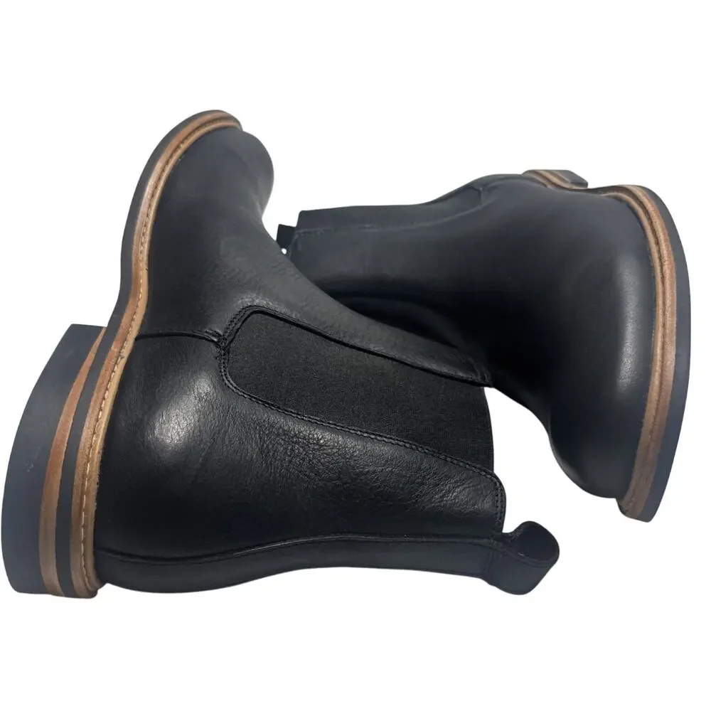 Nisolo All-Weather Chelsea Boots Men’s Size 13 Black Leather Slip-On